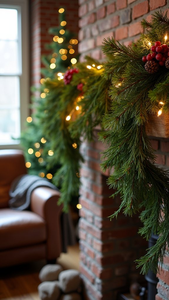 timeless holiday greenery garland