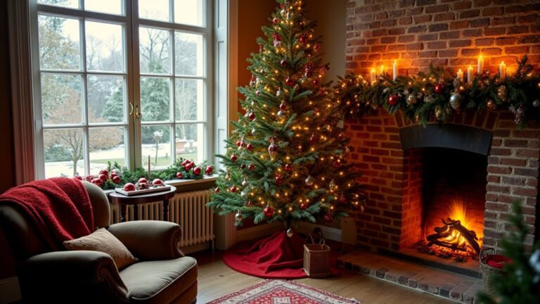 timeless red and gold decor