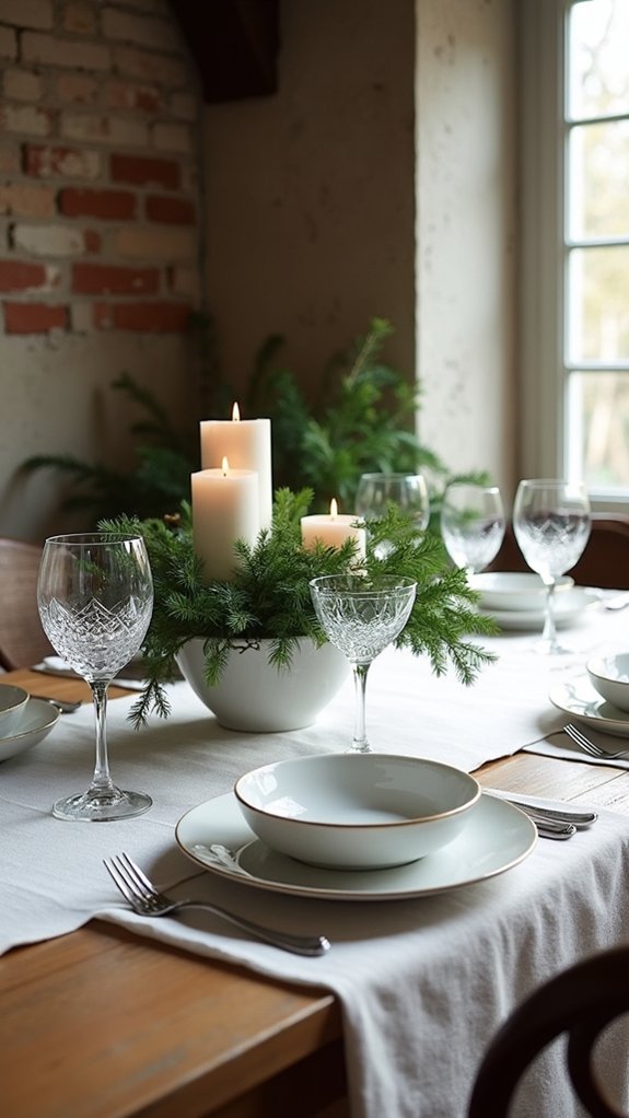 timeless white linen elegance