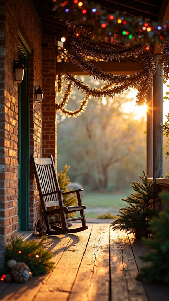 tinsel and lights combination