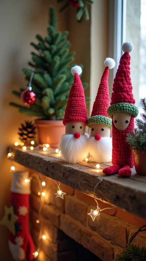 toilet paper roll santa