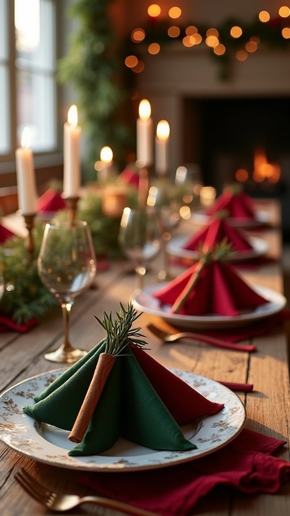 transform table with napkins