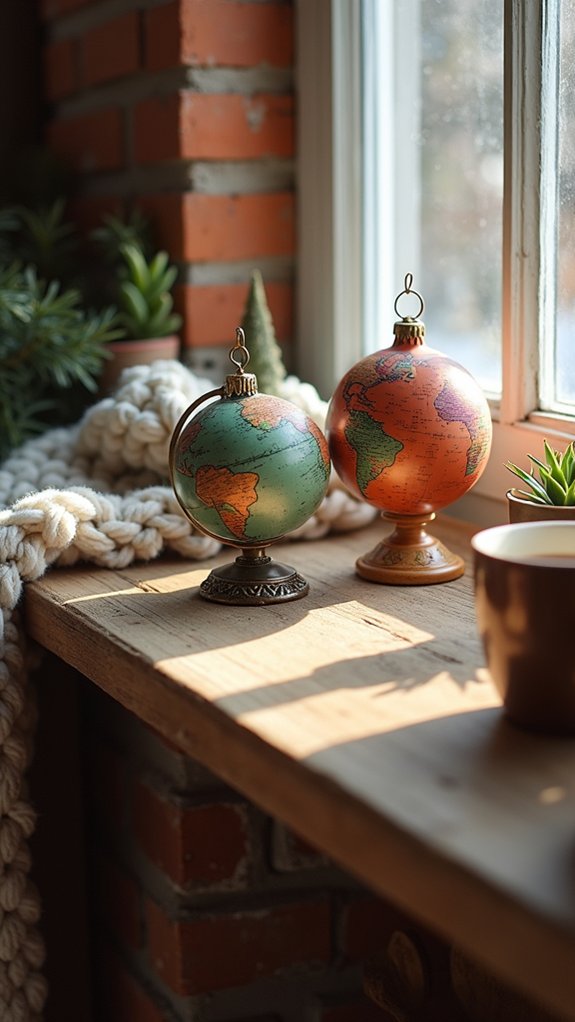 travel memories through ornaments