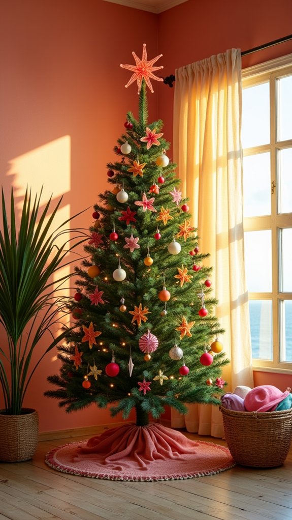 tropical festive beach decor