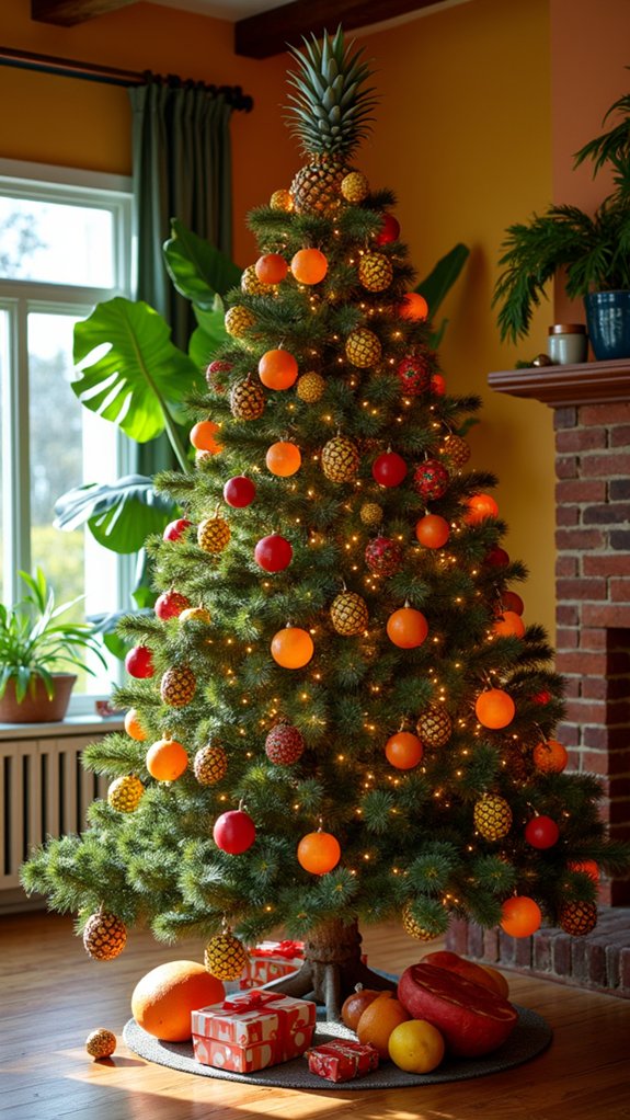 tropical paradise holiday decor