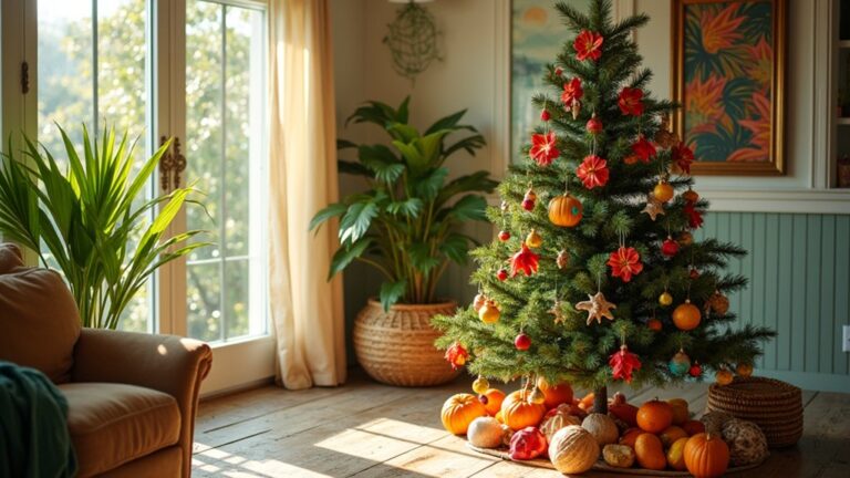 22 Tropical Christmas Tree Ideas That Feel Like a Holiday Getaway tropical themed christmas tree ideas