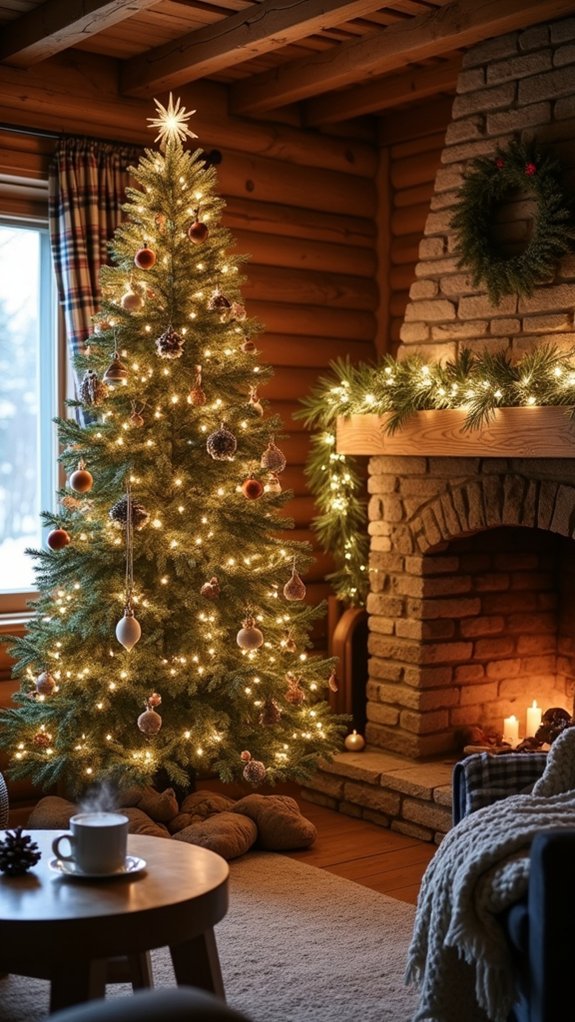 twinkling lights create ambiance