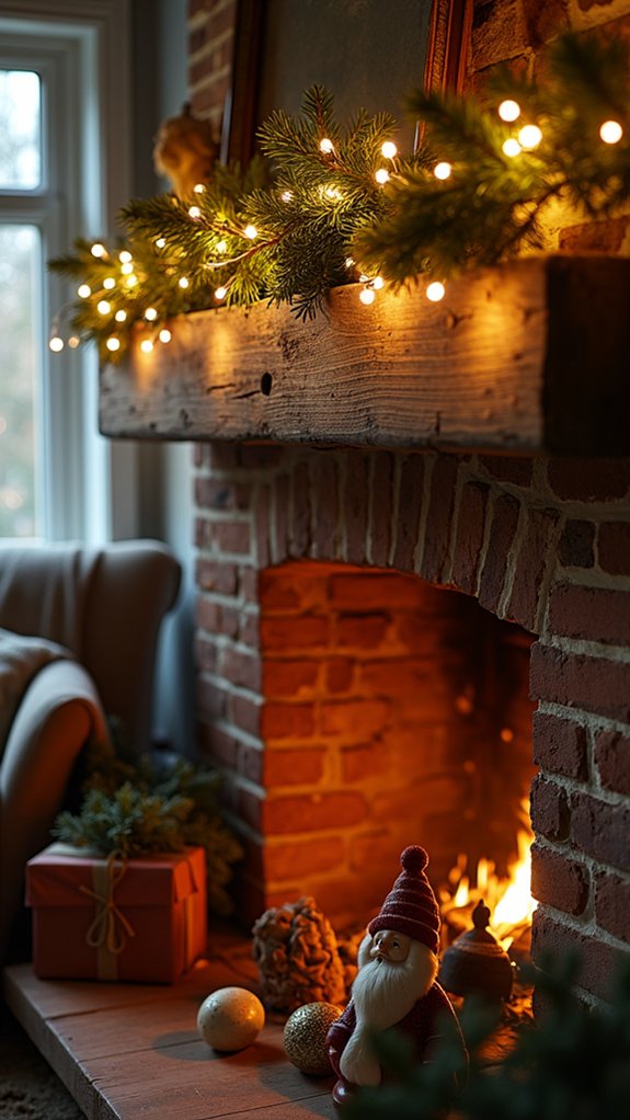 twinkling lights create coziness