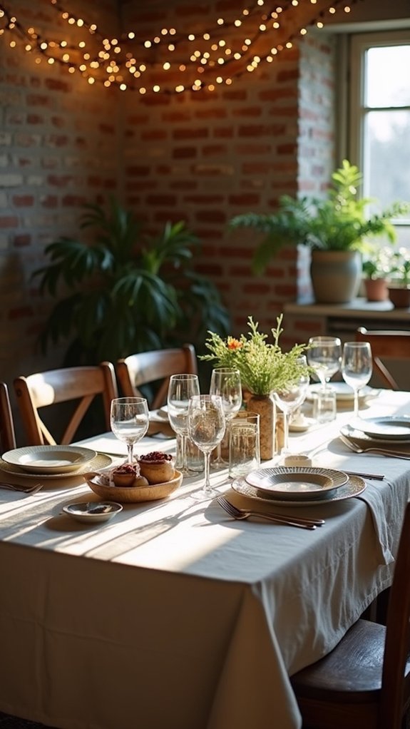 twinkling lights create warmth