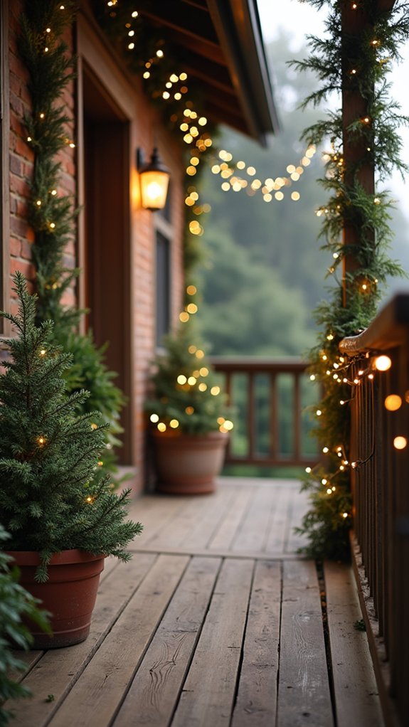 twinkling lights create warmth