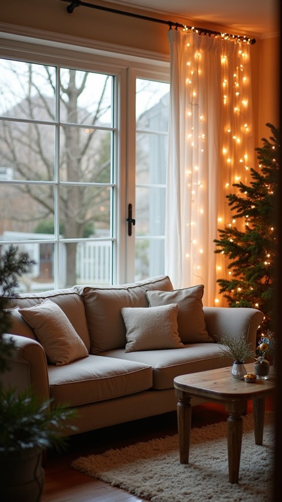 twinkling lights for ambiance