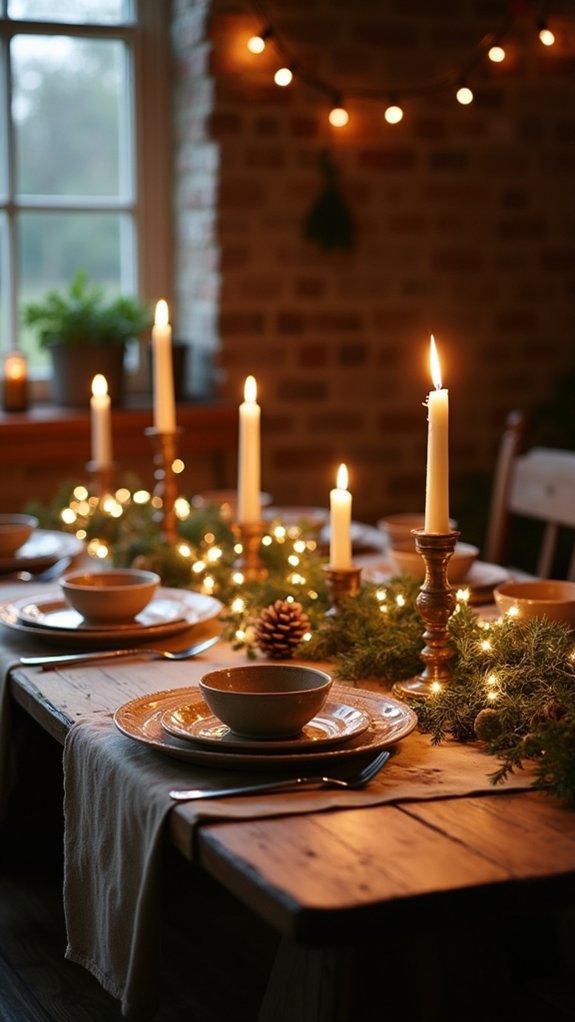 twinkling lights intimate ambiance