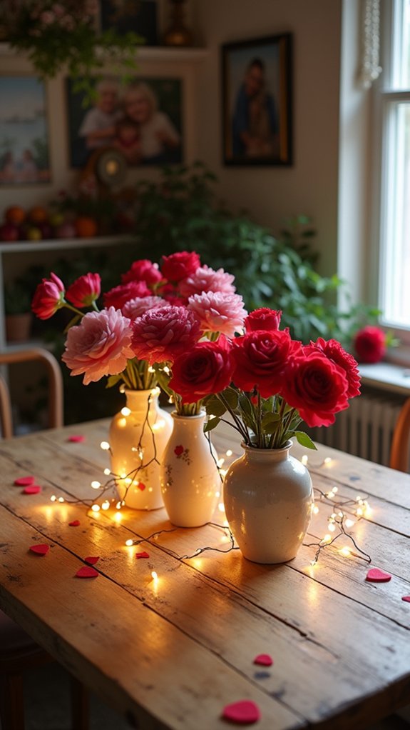 twinkling romantic table decor