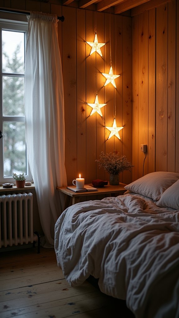 twinkling stars create ambiance