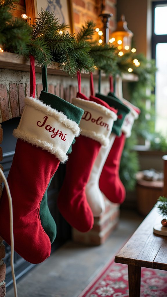 unique personalized holiday stockings
