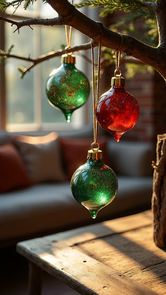 vibrant artful holiday decor