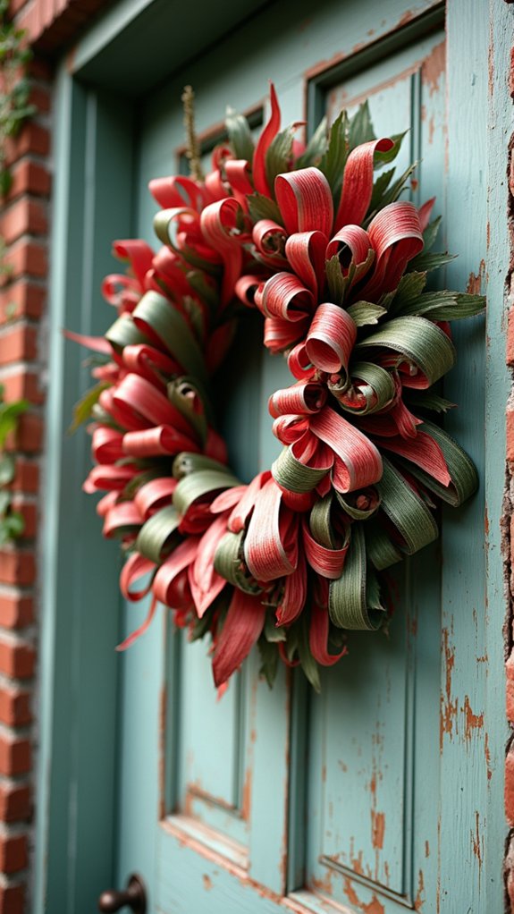 vibrant budget friendly wreath design