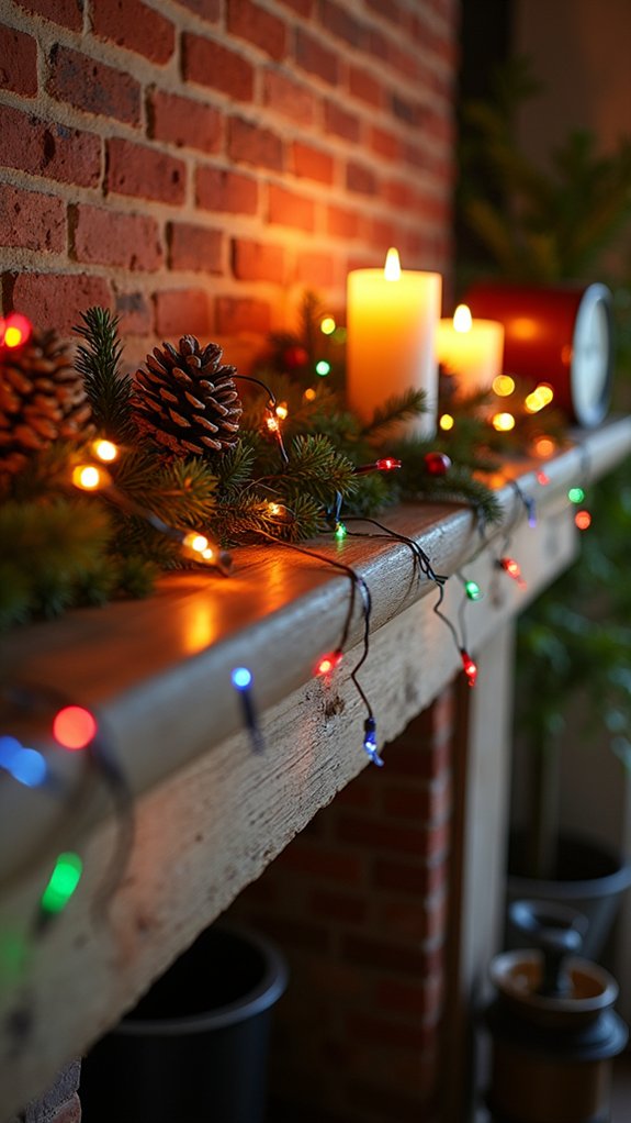 vibrant colorful holiday lights