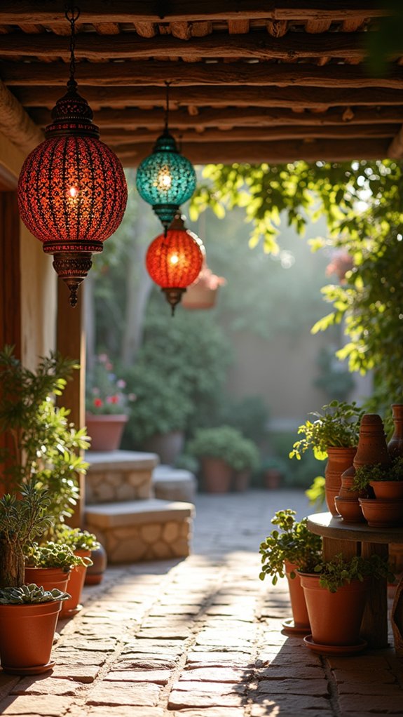 vibrant festive atmosphere created