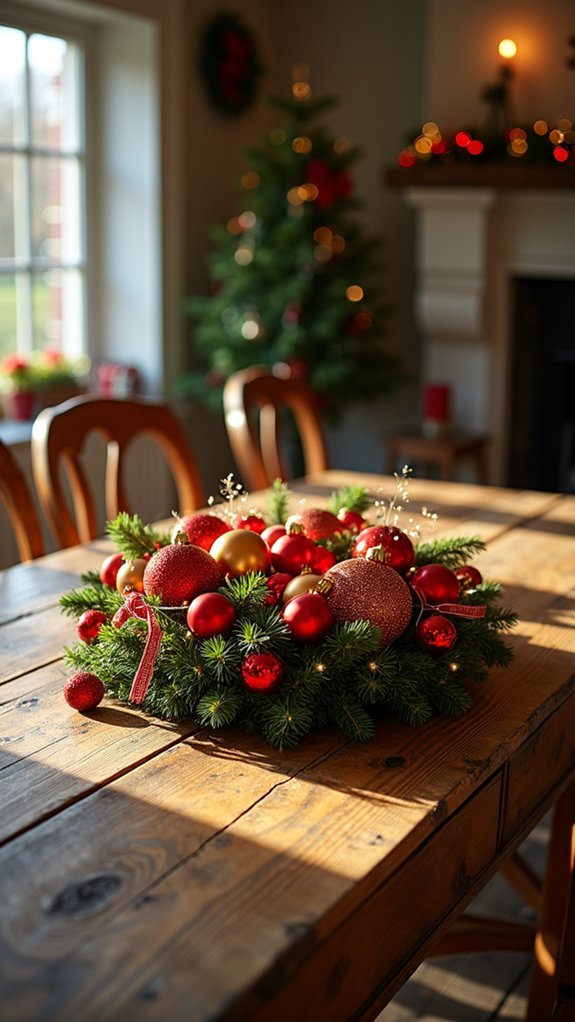 vibrant festive centerpiece creation