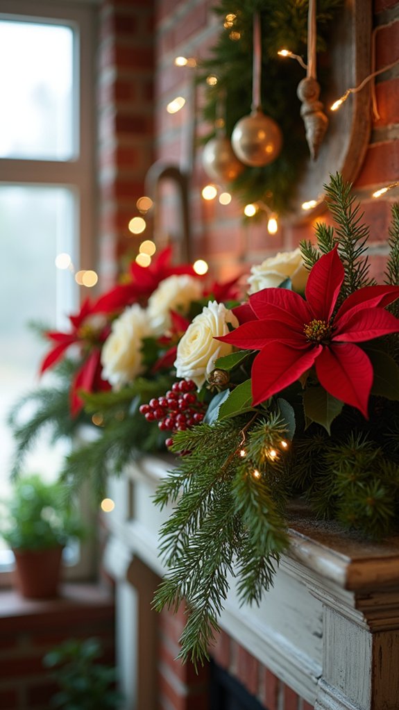 vibrant holiday floral arrangements