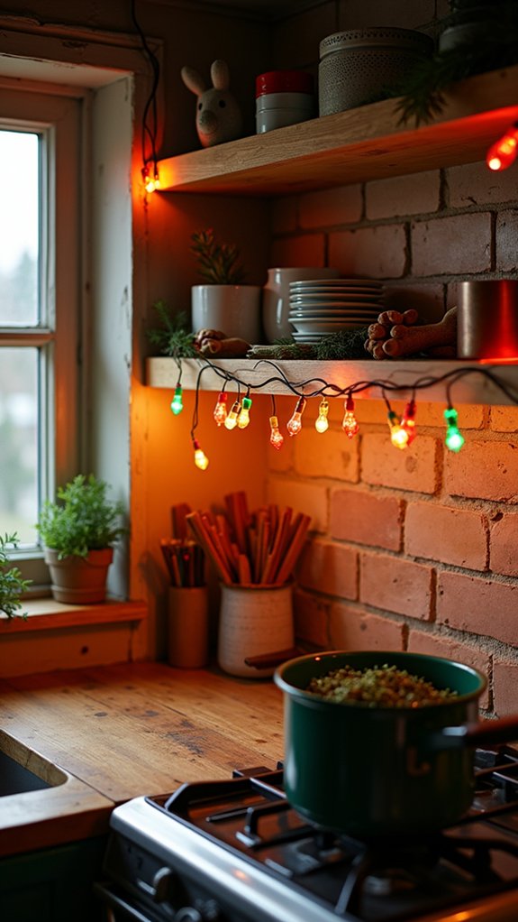 vibrant holiday kitchen decor
