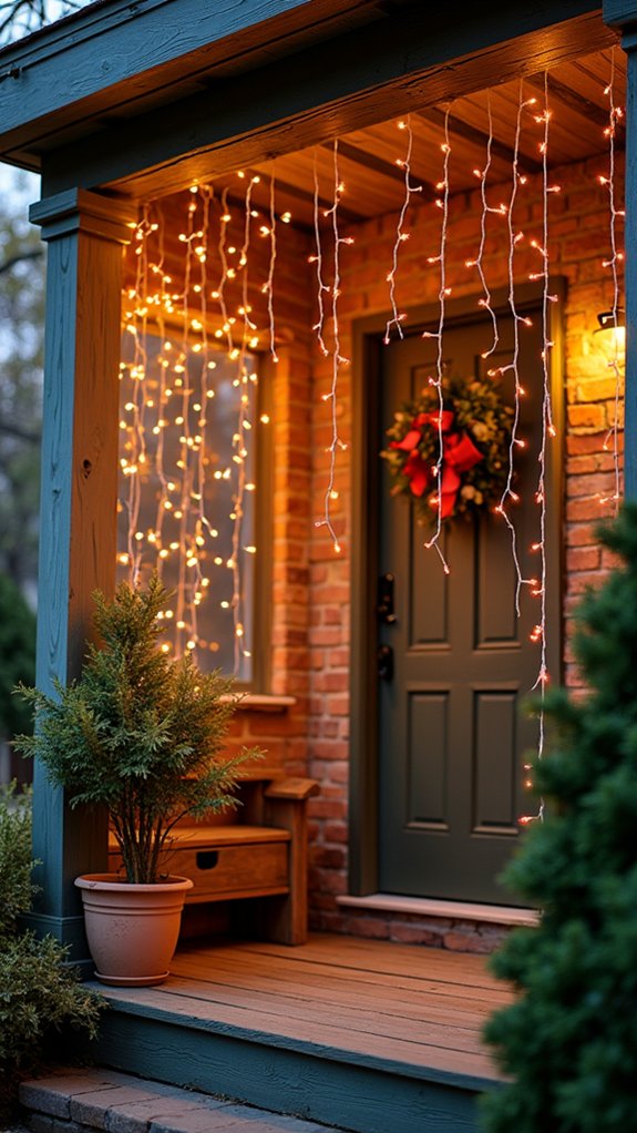 vibrant holiday light display