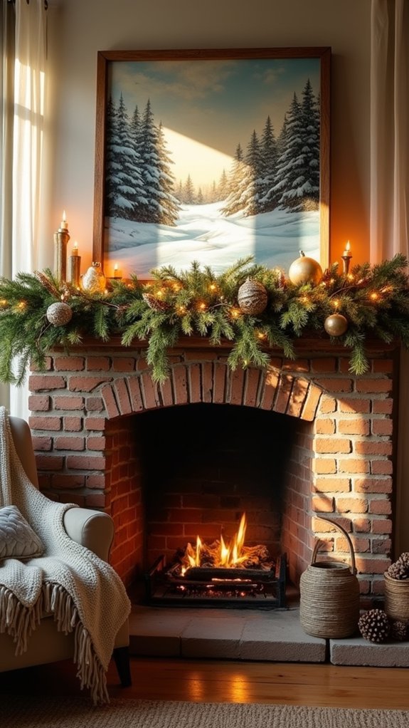 vibrant holiday themed art