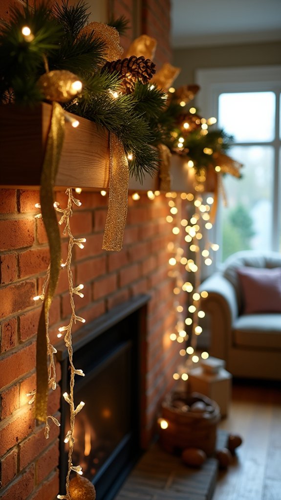 vibrant ribbons and lights