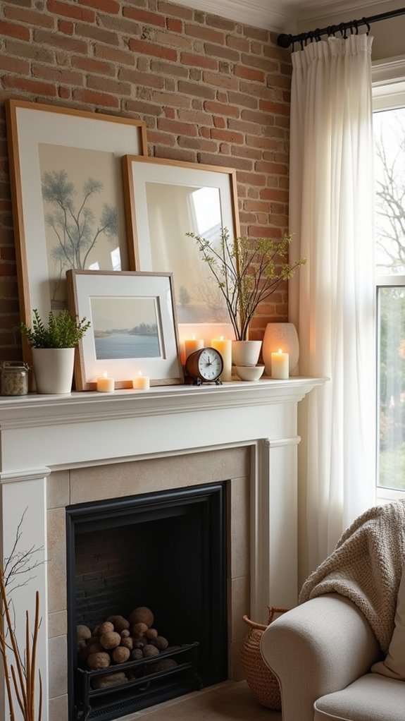 vibrant spring artwork display