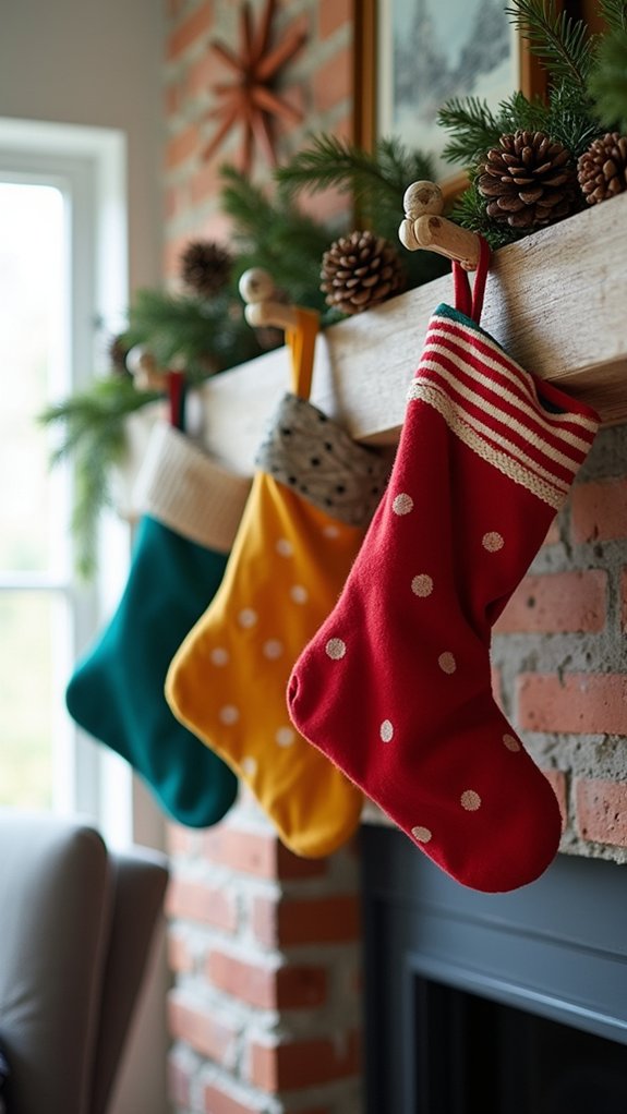 vibrant stockings unique hangers