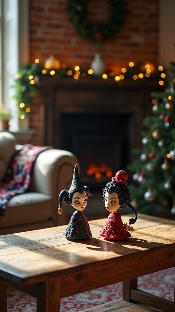 villains add holiday cheer