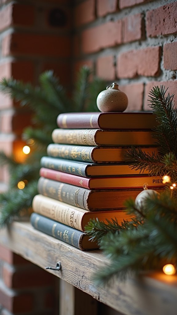 vintage book display charm