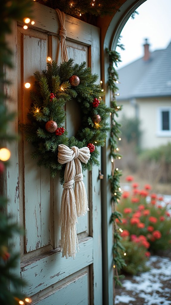 vintage macrame wreath elegance
