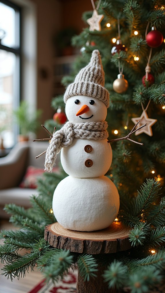 vintage snowman decor charm