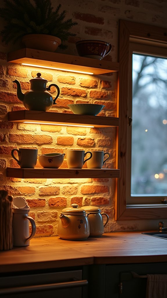 warm cozy kitchen ambiance