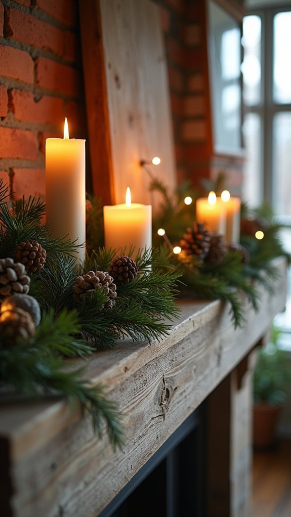 warm rustic holiday decor