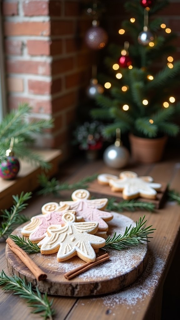 whimsical angel cookie ornaments