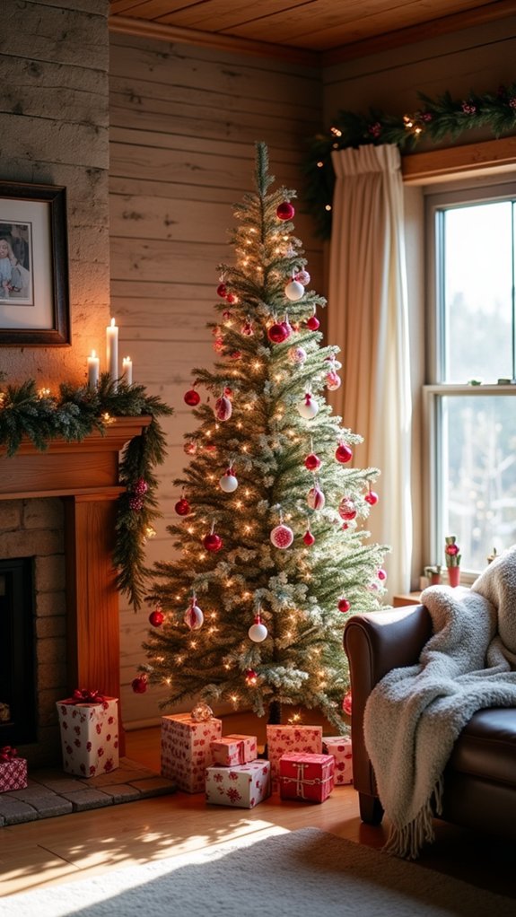 whimsical candy cane tree