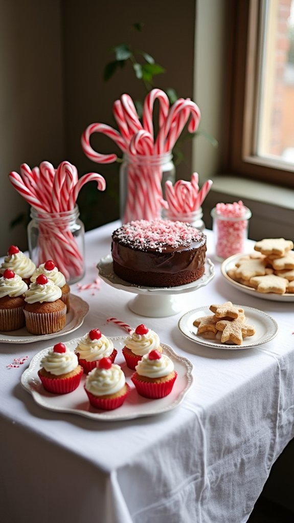 whimsical christmas dessert accents