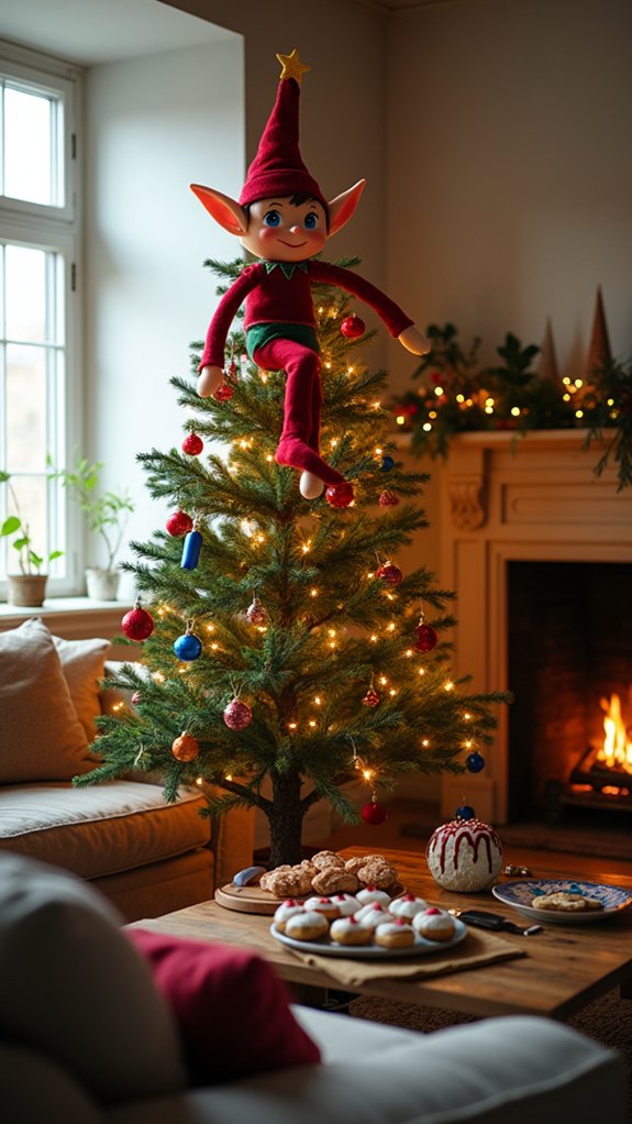 whimsical elf tree topper