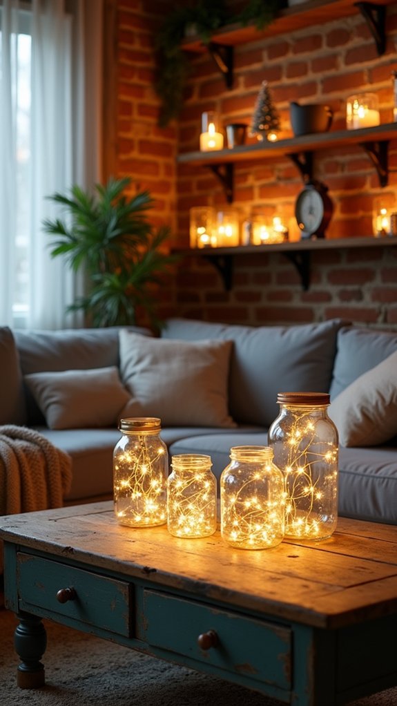 whimsical fairy lights display