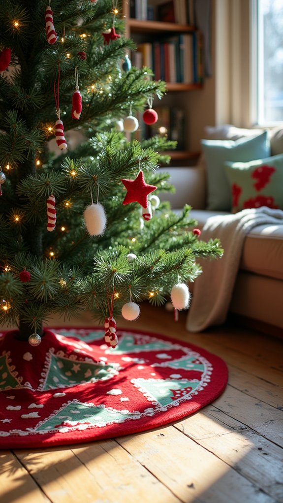 whimsical felt holiday decor