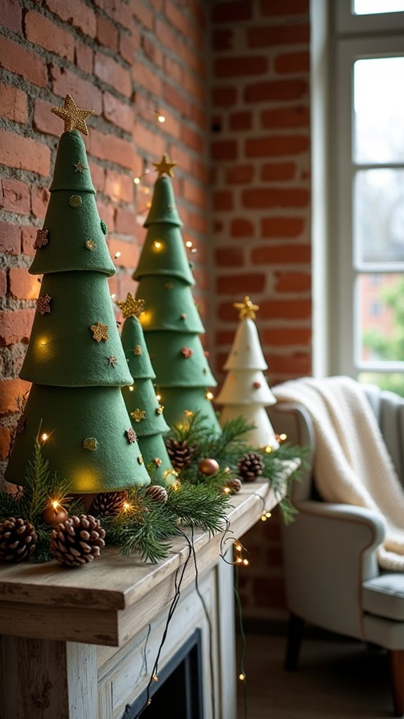 whimsical felt holiday decor