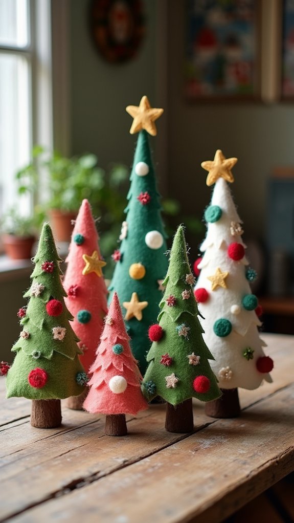 whimsical felt holiday decor