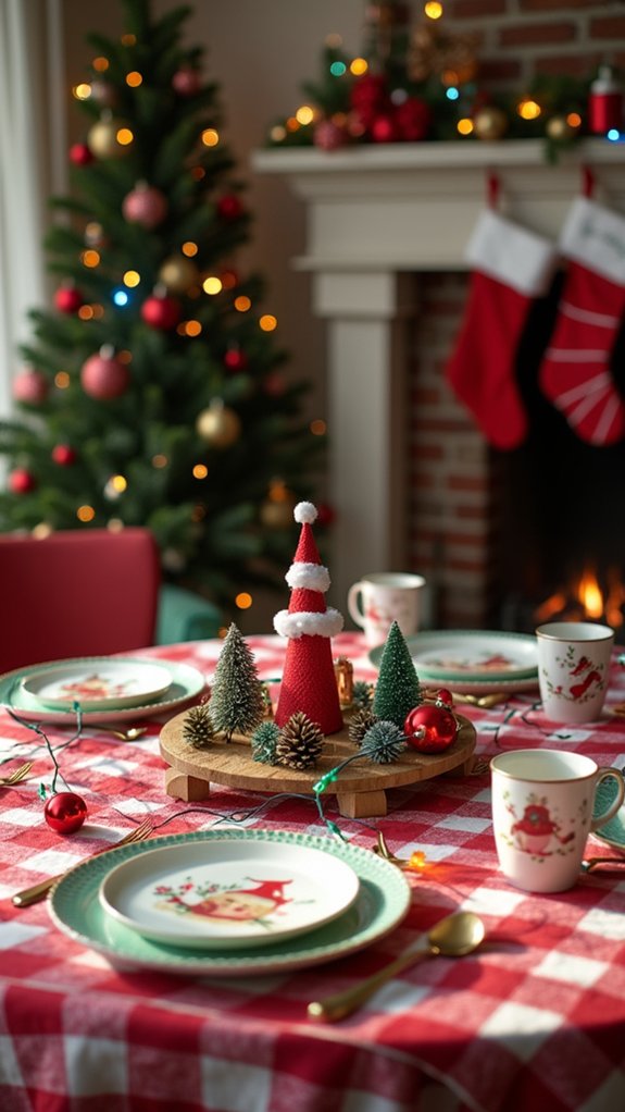 whimsical festive table lights