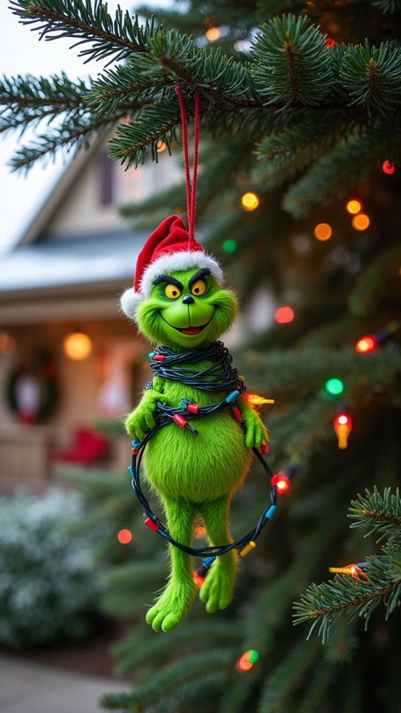 whimsical grinch holiday decorations