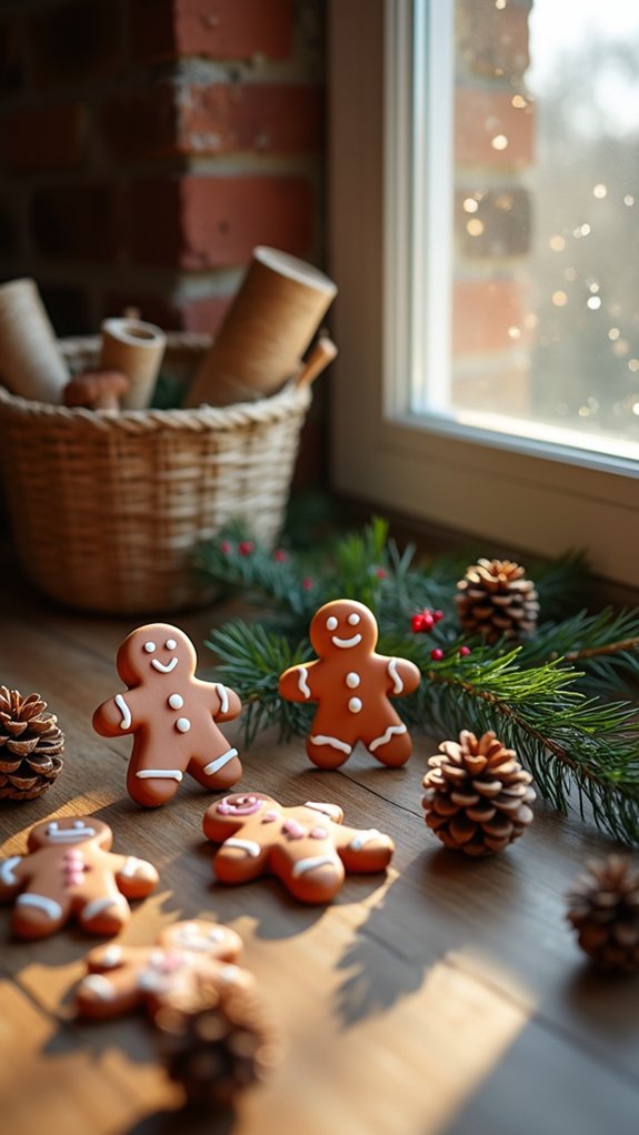 whimsical holiday clay ornaments