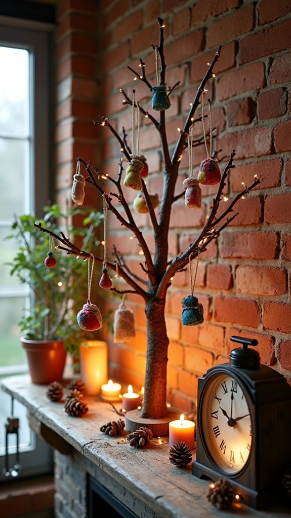 whimsical holiday countdown display