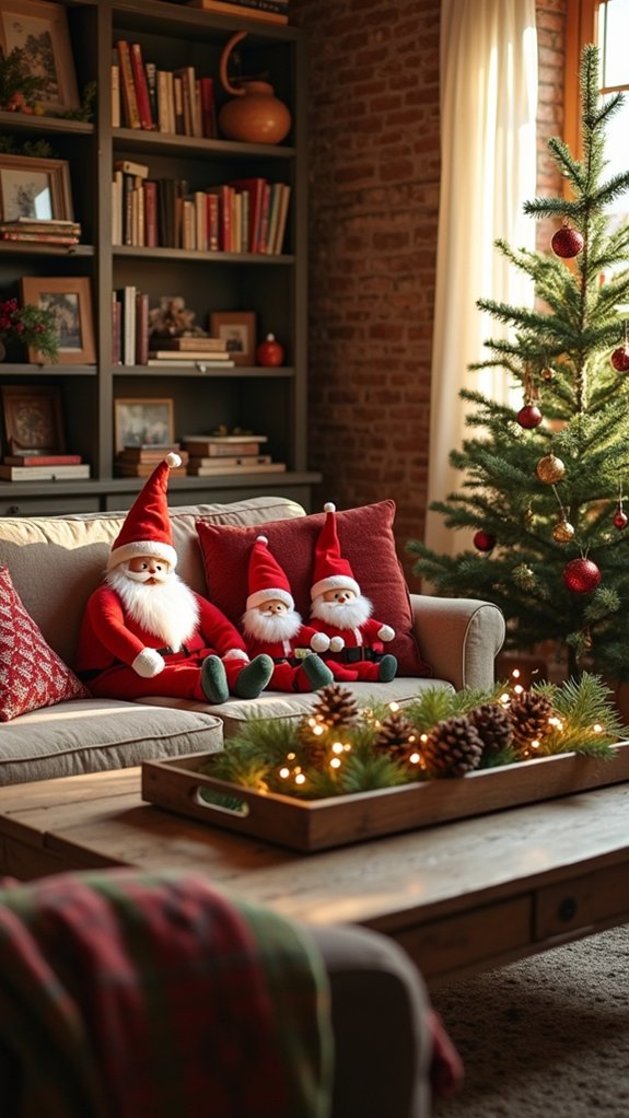 whimsical holiday decor accents
